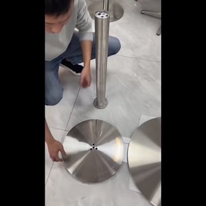 Dining Table,Stainless Steel Side Table,Round Bar Table Modern Bistro Pub Tables,Stainless Steel Cocktail Table(Round,70cm/27.5in)