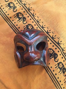 Harlequin Leather Mask From the Italian Commedia Dell'arte - Etsy