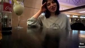 Went to a cafe with a remote control vibrator. (Moscow-City)