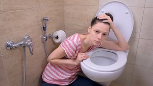 Drunk Tired Woman Vomiting Toilet Sitting Stock Footage Video (100% Royalty-free) 1039986110 | Shutterstock