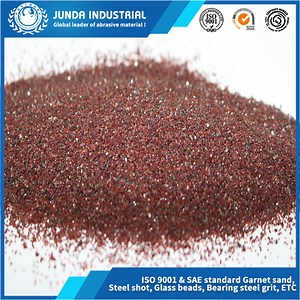[Hot Item] High Specific Weight Sub-Conchoidal Fracture Good Toughness 80 Water Jet Cutting Ceramics Abrasive Garnet Sand From Manufacturer