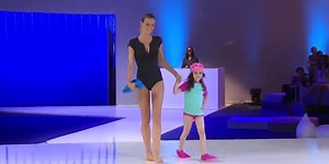 Watch BALNEAIRE Girl's Two Piece Tankini Swimsuit for Kids UPF 50 Zipper Rash Guard Size 3-4 Pink on Amazon Live