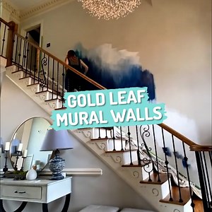 45K views · 536 reactions | This artist creates the most beautiful gold leaf wall murals  | Ultimate | Facebook