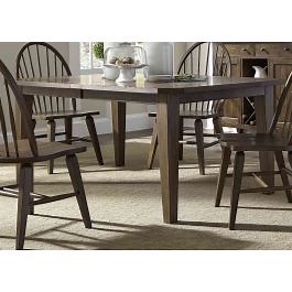 Liberty Furniture Hearthstone Rectangular Leg Dining Table in Oak
