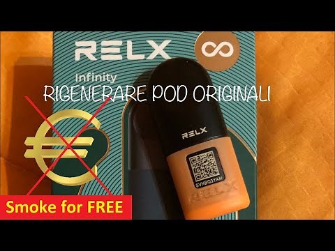 RELX INFINITY Ricarica POD Sigaretta elettronica - How to refill RELX INFINITY Original PODS