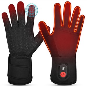 Touch Liners Heated Gloves for Men Women Hand Warmer Rechargeable Electric Battery Ski Snowboarding Hiking Cycling Hunting Thin Gloves