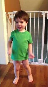 09-05-13. Wet Diaper Shake Dance