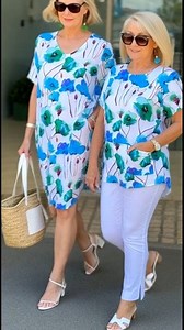 33K views · 1K reactions | 4 ideas de looks casuales 60+ combinando el color azul 懶 #fashion #outfit #look #moda | Modas y Cortes de Cabello para mujeres de 40, 50, 60, 70 años y más | Facebook
