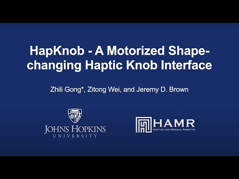 Gong et al., HapKnob - A Motorized Shape-changing Haptic Knob Interface, Haptics Symposium 2024