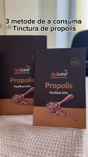 Cum folosești tinctura de propolis⬆️ #propolis #albine #ApiLand | ApiLand