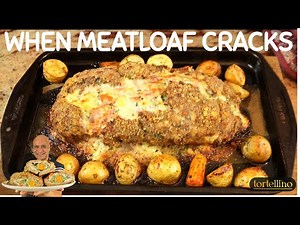 Delicious Cheesy Polpettone - Italian Stuffed Meatloaf with Spinach, Ricotta & Ham