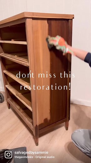 10K views · 108 reactions | Thrifted and RESTORED this dresser! #dressermakeover #makeover #furnitureflip #upcycle #diyideas | Salvaged By Sammie | Facebook