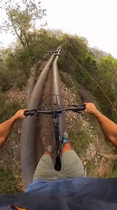 Please do not try this! 🚫 . . . . . #jammu #extremesports #mtb #mountainbiking #dangerous #donottrythisathome #pov #urbandownhill #cycling #pipeline #adventure #redbull #monsterenergy #foryou #fyp #reelsindia #india | Yawar Ali