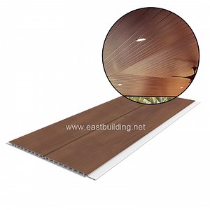 [Hot Item] Dark Walnut Interior House pH PVC Decorative Ceiling and Wall Panel