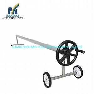 [Hot Item] Swimming Pool Cover Roller Swimming, Swimming Pool Cover with Roller