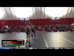 Schoolboy-girl 87 Wyatt Ingham Amery Wrestling Vs Colton Uselman Sauk Prairie