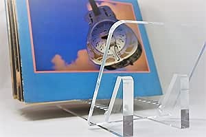 Vinyl Record Album Holder- The Original 100% Acrylic Modern Stand