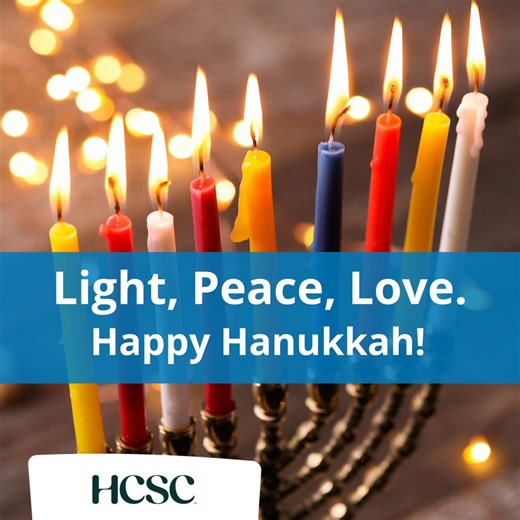 We hope your Festival of Lights burns bright! | Health Care Service Corporation