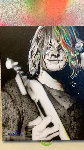 #kurtcobain #nirvana #originalartwork | Christian Chapman Art