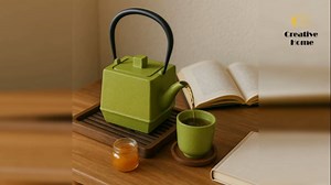 Creative Home Handcrafted Japanese Cast Iron Teapot –Tea Pot with Infusers for Loose Tea | Premium Traditional Tetsubin for Authentic Brewing and Elegant Tea Service, 28oz