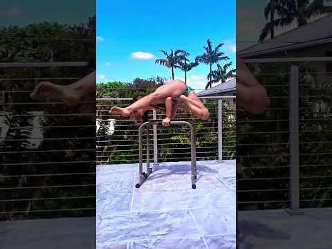 How to yoga flying split half lotus Eka Pada Kaundinyasana flexibility & strength #yoga #shortvideo