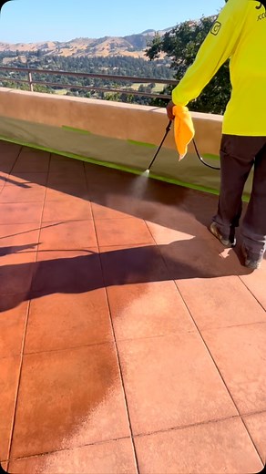 Resealing this 8,000 square feet of exterior concrete #landscapeproject #backyardideas #homedesign #backyardlandscape #backyarddesign #fireplace #outdoorfurniture #outdoorfireplace #outdoorfirepit #backyardgoals #luxurylandscaping #landscape #landscapedesign #gardening #gardendesign #construction #landscaper #outdoorliving | J&C Concrete restoration inc.