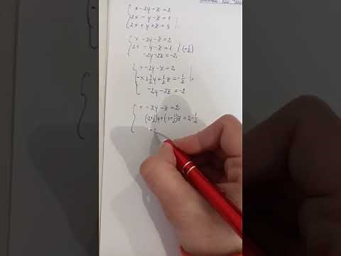 Sisteme de ecuații- Metoda Gauss