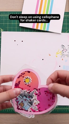 Don't underestimate the power of cellophane and confetti! This greeting card is a fan favorite. Want to create a card with these stamps? They're available now on @rubberstamps_com store site #rubberstamps #diyvideos #stampingcards #crafttutorials #craftingreels #craftingathome #homecrafting #diycrafts | RubberStamps.com | Facebook