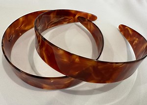 Charles J. Wahba, Handmade, Color: Honey Swirl, 1” Wide Headband, Made in France - Etsy