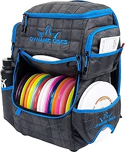 Dynamic Discs Ranger Disc Golf Backpack | Large Main Compartment That Can Hold 18+ Discs | On-Deck Disc Golf Putter Pouch Capable of Holding Two Disc Golf Putters (Nightshade)
