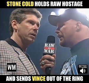26 reactions | Stone Cold calls out Vince McMahon by holding RAW hostage | Wrestling Memories | Facebook