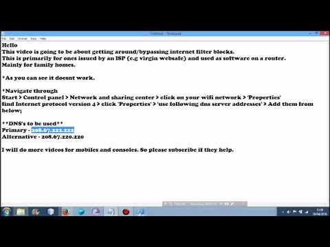 How to bypass internet filters + or parental controls on laptops etc (eg Virgin Websafe)