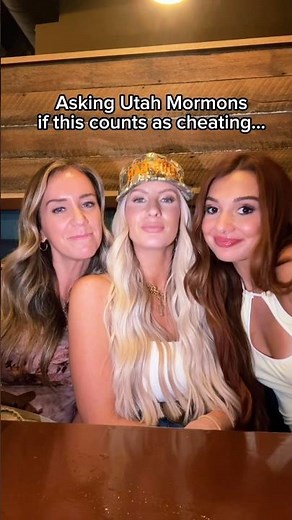 Sorry I just had to ask 😅 #cheating #mormon #utah #momtok