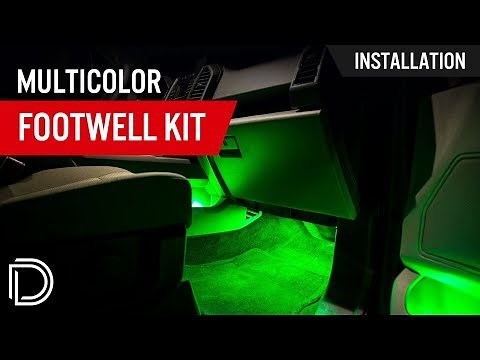 How to Install Multicolor RGB Footwell Kit from Diode Dynamics
