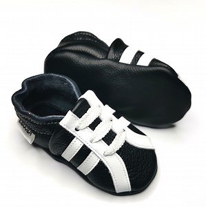 Black/white Baby Sneakers, Leather Shoes, Sport Kids' Shoes, Sport Boys Booties, Children Sneakers, Toddler Moccasins, Black Sport,ebooba, 6 - Etsy