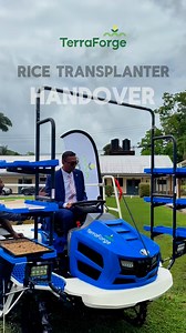 117K views · 348 reactions |  Proud Moment for Agriculture! We were honoured to hand over the Terraforge Rice Transplanter to the Ministry of Agriculture during their Seedling Distribution Ceremony — a powerful step forward in supporting our nation’s rice farmers and boosting local food production. #FTFarfan #RiceTransplanter #Rice | FT Farfan ALG (Agriculture, Lawn and Garden) Division | Facebook