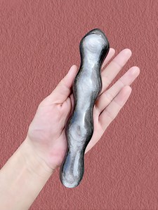 Natural Silver Obsidian Massage Wand: Crystal Healing SPA Tool - Etsy Australia