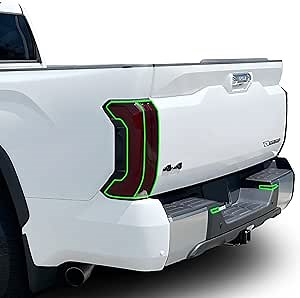 Truck Bed Racks Compatible with 2022 2023 2024 2025 Toyota Tundra, Ladder Rack Back Rear Cross Bars with 2 Led Light Bars