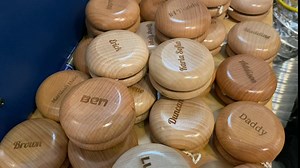 Yoyo King Custom Classic Natural Wooden Yo-yo