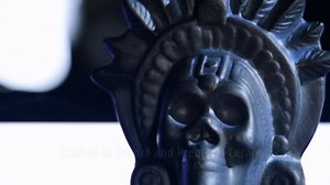 Screaming Aztec Death Whistle - Loudest Authentic Human Sounding Screams 126+ Decibels Loud, Designed in Matte Black by Upgraded Ceramic,Collectible, Horror gift, Self defense