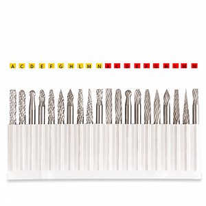 [Hot Item] High Hardness 20PC Tungsten Carbide Rotary Burr Set for Wood