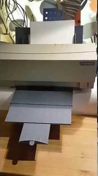 ALPS MD-5500 Thermal Printer (test page printing)