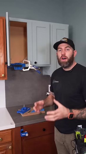 7.3K views · 51 reactions | Shoutout to @nudoors for sharing our cabinet jigs! Up your cabinet game with these time-saving tools. Find our Drawer Front Mounting System, Cabinet Door Mounting Jig and Concealed Hinge Jig at kregtool.com/shop/cabinet-solutions and select retailers. | Kreg Tool | Facebook