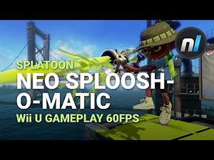Splatoon Neo Sploosh-o-matic Wii U Gameplay Showcase 60fps