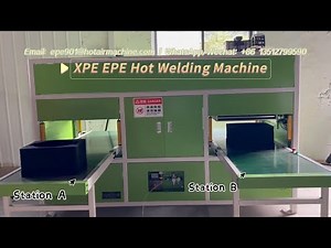 XPE EPE Hot Plate Bonding Machine — Four Layers XLPE Foam Welding