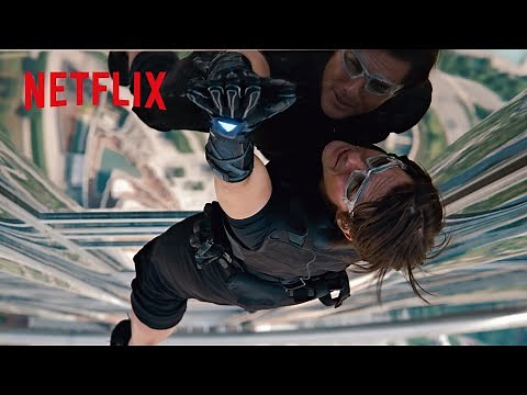 トム・クルーズ - 地上800mの超高層ビルでもノースタントの神アクション | ミッション・インポッシブル ゴースト・プロトコル | Netflix Japan
