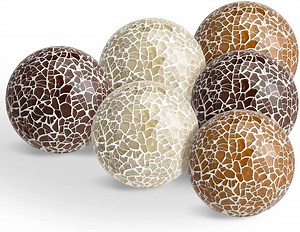 [Hot Item] Mosaic Glass Balls Decorative Orbs Table Centerpiece Balls