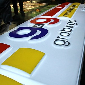 [Hot Item] Store Brand Name Acrylic LED Sign Board