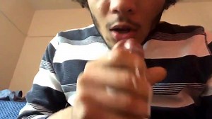 Tasting his own juices