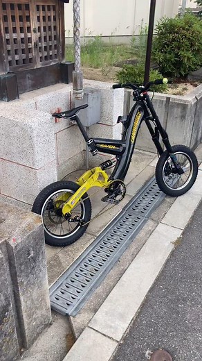 16” Hardcore downhill mtb. Cannondale raven. #mtb #fullsuspension #downhillmtb #vintagemtb | Keiya Adachi